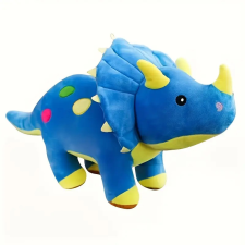Baking &amp; Pet Kft Dinoszaurusz Triceratopsz Plüss 40cm, Kék plüssfigura
