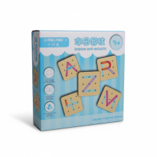 Baking &amp; Pet Kft Montessori betű- és számkirakó fejlesztőjáték társasjáték