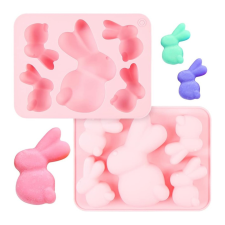 Baking &amp; Pet Kft Szilikon Nyuszi Sütőforma – 5 részes sütés és főzés