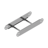 BAKS ELDST500H110 Kábellétra csuklós sarokelem függőleges 110x500mm szalaghorganyzott, anyagvastagság 3,0mm 413853