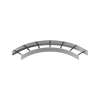 BAKS LDZC400H100N Kábellétra külső sarokidom vízszintes 100x400mm 90 fokos szalaghorganyzott, anyagvastagság 2,0mm 499840