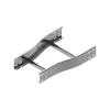 BAKS RDSP500/400H120N Kábellétra szűkítőidom 120x500/400mm szimmetrikus, szalaghorganyzott, anyagvastagság 1,5mm 485050