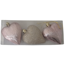 BALA - HOLDING Bt. Karácsonyi függődísz szív syqb0120345 karácsonyfadísz