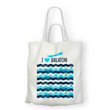  Balatonos vászontáska, I love Balaton ajándéktárgy