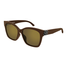 Balenciaga BB0102SA-015 SHINY BROWN MIRROR BRONZE napszemüveg