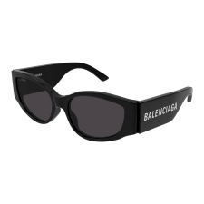 Balenciaga BB0258S-007 SHINY BLACK GREY napszemüveg napszemüveg