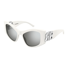 Balenciaga BB0287S-006 SHINY WHITE FLASH SILVER napszemüveg