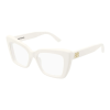 Balenciaga BB0297O 008 WHITE DEMO LENS szemüveg