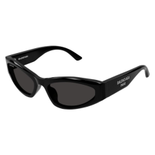 Balenciaga BB0387S 001 SHINY SOLID BLACK GREY napszemüveg napszemüveg