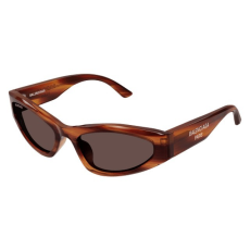 Balenciaga BB0387S 002 SHINY MELANGE BROWN HAVANA BROWN napszemüveg
