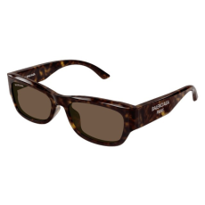 Balenciaga BB0390SK 002 SHINY DARK HAVANA BROWN napszemüveg