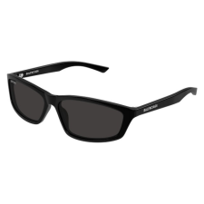 Balenciaga BB0401S 001 SHINY SOLID BLACK GREY napszemüveg napszemüveg