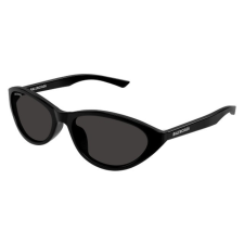 Balenciaga BB0404SK 001 SHINY SOLID BLACK GREY napszemüveg napszemüveg