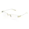 Balenciaga BB0490O 004 GOLD DEMO LENS szemüveg