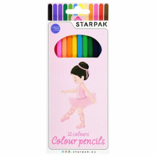 Balettos színesceruza készlet - 12 darabos színes ceruza