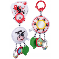 Bali Bazoo Kontrasztos felakasztható plüss játék rágókával és csörgővel - Boci kreatív és készségfejlesztő
