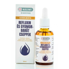  Bálint Cseppek Refluxin és Gyomorbarát cseppek (Alkoholmentes) 50 ml vitamin és táplálékkiegészítő