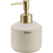 baliv Cosy Wave trend szappanadagoló polirezin bézs-arany fürdőszoba kiegészítő