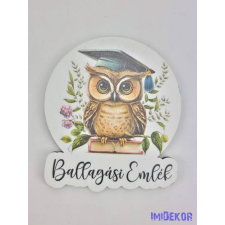  Ballagó bagoly táblácska dekorációs kellék