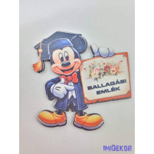 Ballagó figura 25 - Mickey táblával dekorációs kellék