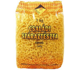 BALOGH Családi száraztészta 1kg Orsó toj.nél. tészta