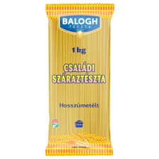 BALOGH CSALÁDI TÉSZTA HOSSZÚMETÉLT TOJÁS NÉLKÜLI 1KG tészta