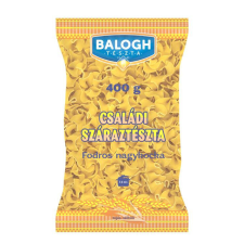  BALOGH TÉSZTA FODROS NAGYKOCKA TOJÁS NÉLKÜLI 400G tészta