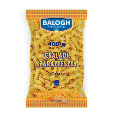  BALOGH TÉSZTA ORSÓ TOJÁS NÉLKÜLI 400G tészta