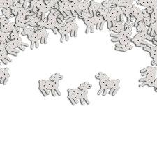 Bambi Mini Bambi fehér 3cm 40db/cs dekorációs kellék