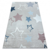  BAMBINO 48130 mosható szőnyeg Csillagok gyerekeknek csúszásgátló - bézs / szürke 80x150 cm