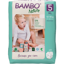 Bambo Nature 5, 22 db 12-18 kg számára pelenka
