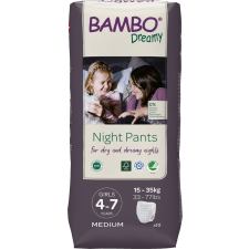 Bambo Nature Night Pants Girl 4-7 years, 10 db, 15-35 kg pelenka