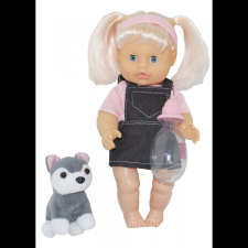 Bambolina Nena játékbaba plüss kutyával 36 cm (BD131) baba