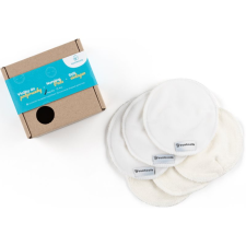 Bamboolik Reusable Shaped Nursing Pads Terry & Stay Dry textil melltartóbetétek 6 db melltartóbetét