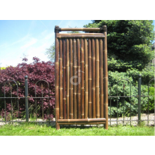 Bambus z kerítés design térelválasztó 90x180 cm sötétbarna kerti bútor