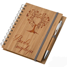  Bambusz füzet A5 + toll - Naplóm füzet