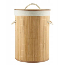  Bambusz Szennyeskosár - 60 Literes - Kivehető Béléssel + AJÁNDÉK bútor