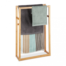 Bambusz törölközőtartó 90x60x20 cm fürdőszoba kiegészítő