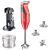 bamix Deluxe D típusú botmixer, 200 W, piros (1010.023)