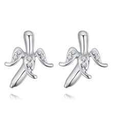 Banana - fehér - Swarovski kristályos fülbevaló fülbevaló