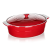 Banquet CULINARIA RedForma ovális sütőedény fedővel, 36,5 × 25 × 14,5 cm