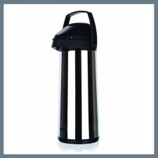 Banquet CULINARIA rozsdamentes acél termosz pumpával, 1,9L, fekete 4819KSA0B-A termosz