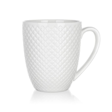  BANQUET DIAMOND LINE kerámia bögre, 410 ml, fehér 60322126 bögrék, csészék