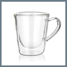 Banquet DOBLO Duplafalú Üveg Bögre, 120 ml 04205016-A bögrék, csészék