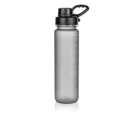 Banquet KIWU Láhev 1000 ml plastová šedá kulacs, kulacstartó