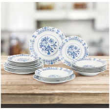  Banquet onion 18 részes tányérkészlet 600005-B tányér és evőeszköz