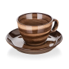  BANQUET PALAS Csésze és csészealj 90 ml, barna 60322822