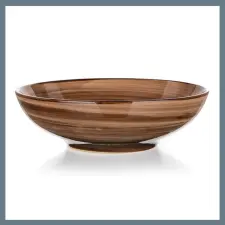 Banquet PALAS Mélytányér 18 cm, barna 60322815 tányér és evőeszköz