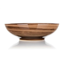 Banquet PALAS mélytányér, 18 cm, barna , barna tányér és evőeszköz