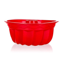 Banquet szilikon kuglófforma, CULINARIA piros, 24 × 24 × 10 cm sütés és főzés